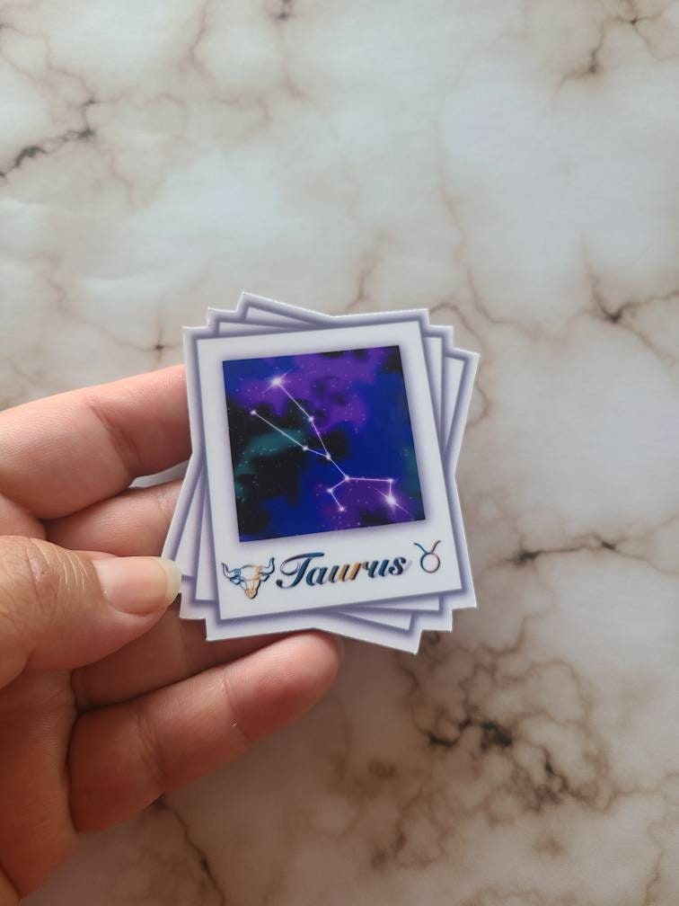 Taurus Zodiac Constellation - Vinyl Sticker