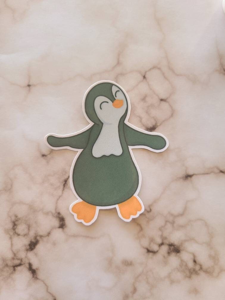 Cute Dancing Penguin - Vinyl Sticker
