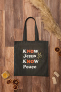 Christian Canvas Know Jesus Know Peace