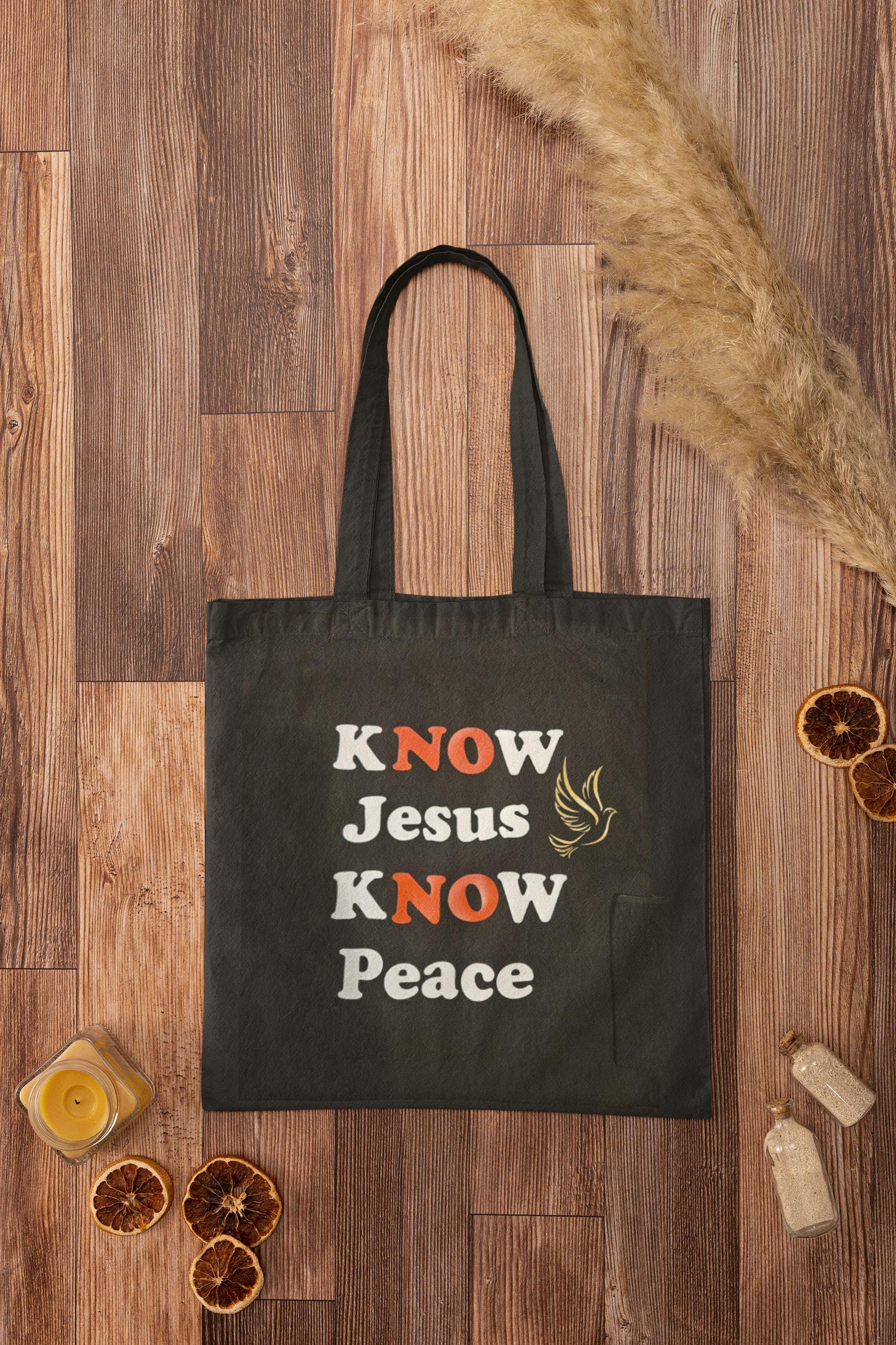 Christian Canvas Know Jesus Know Peace