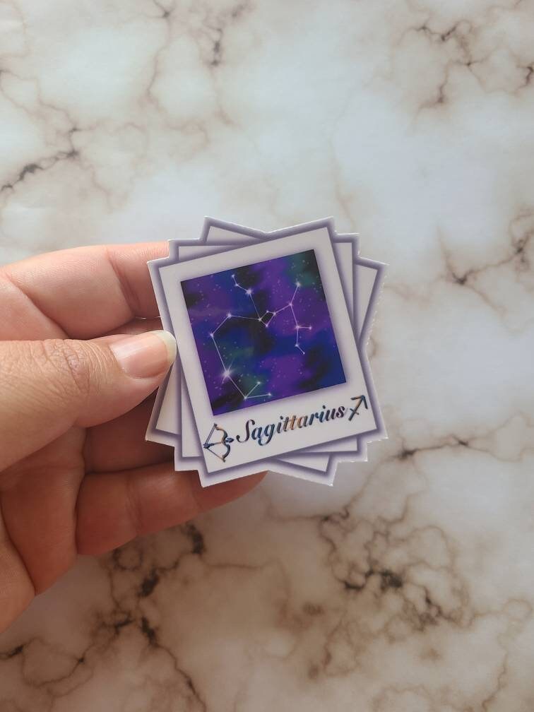 Sagittarius Zodiac Constellation - Vinyl Sticker