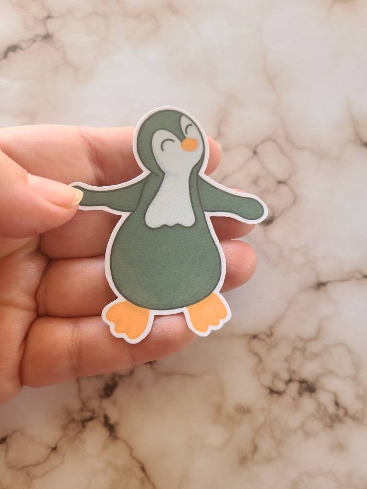 Cute Dancing Penguin - Vinyl Sticker