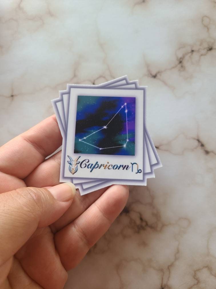 Capricorn Zodiac Constellation - Vinyl Sticker
