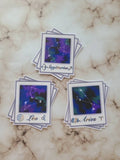 Fire Signs Zodiac Constellation - Vinyl Sticker Set of 3