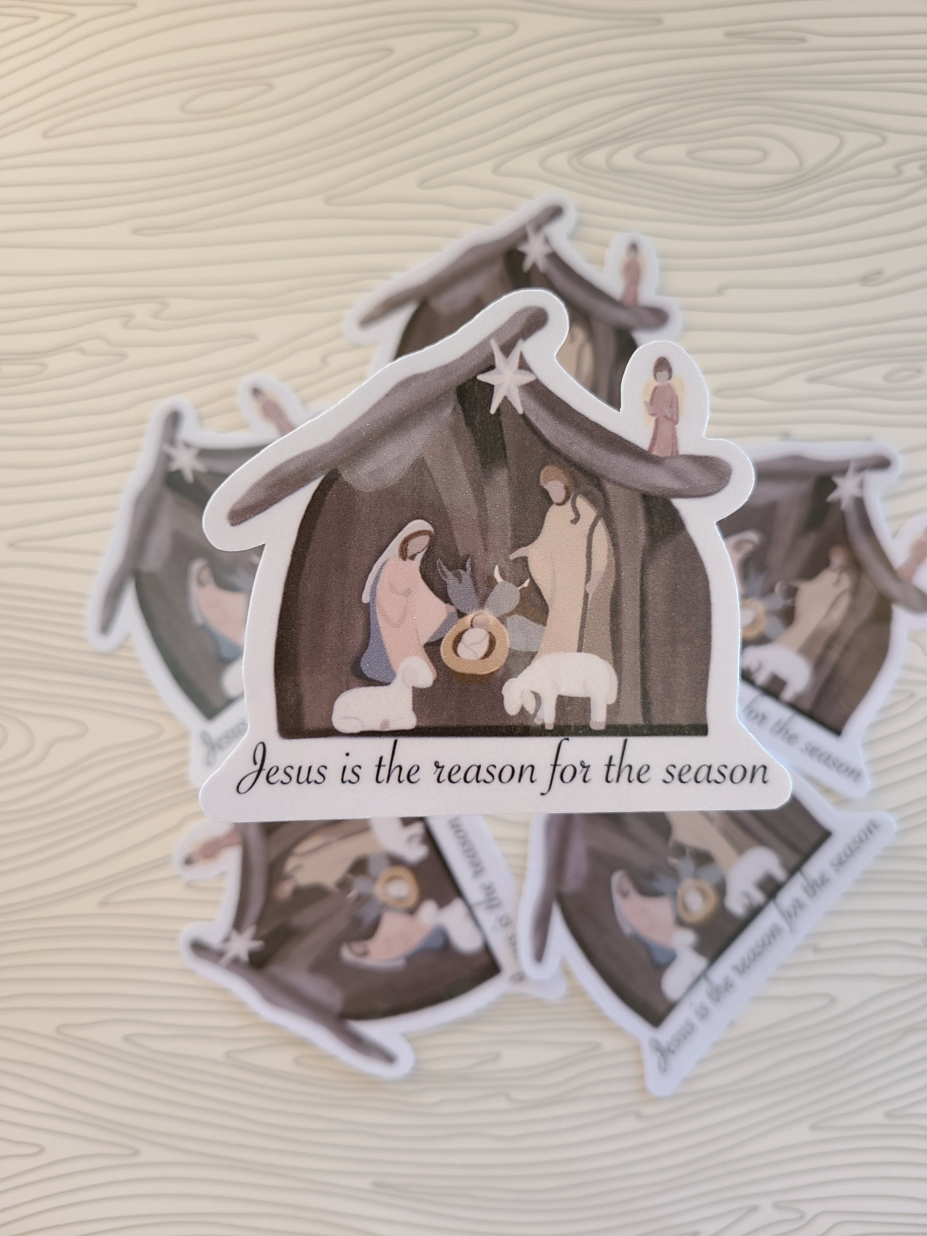 Christmas Nativity - Vinyl Sticker