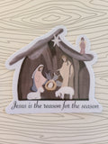 Christmas Nativity - Vinyl Sticker