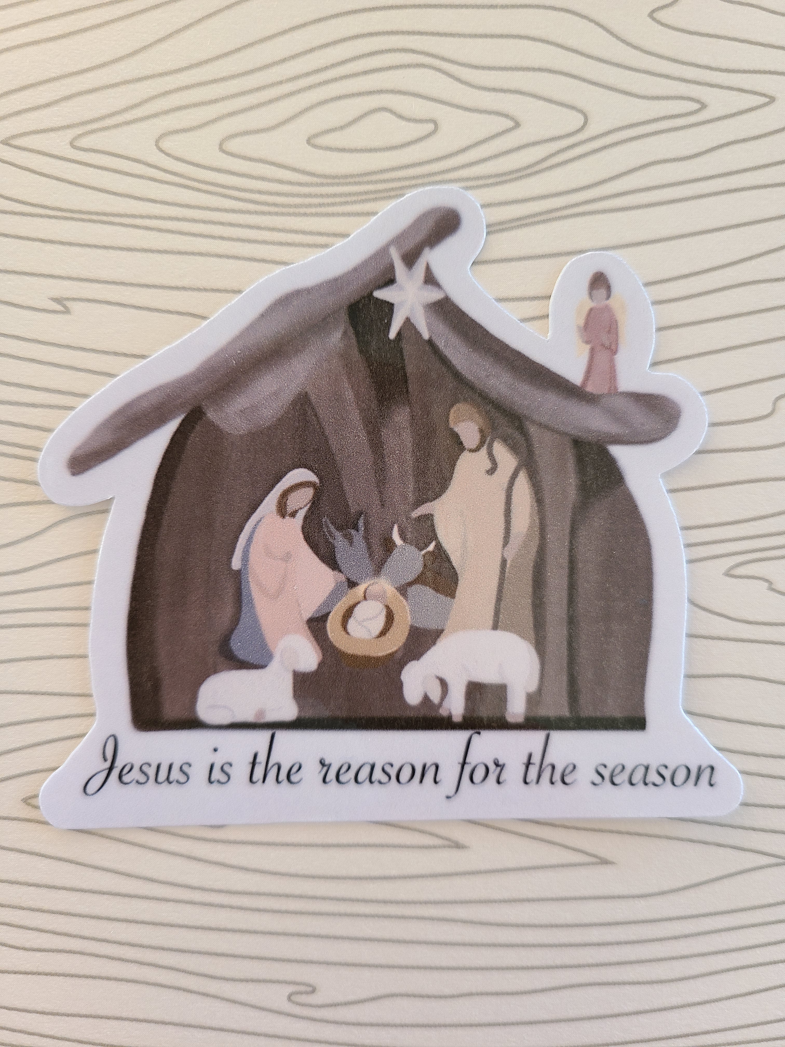 Christmas Nativity - Vinyl Sticker