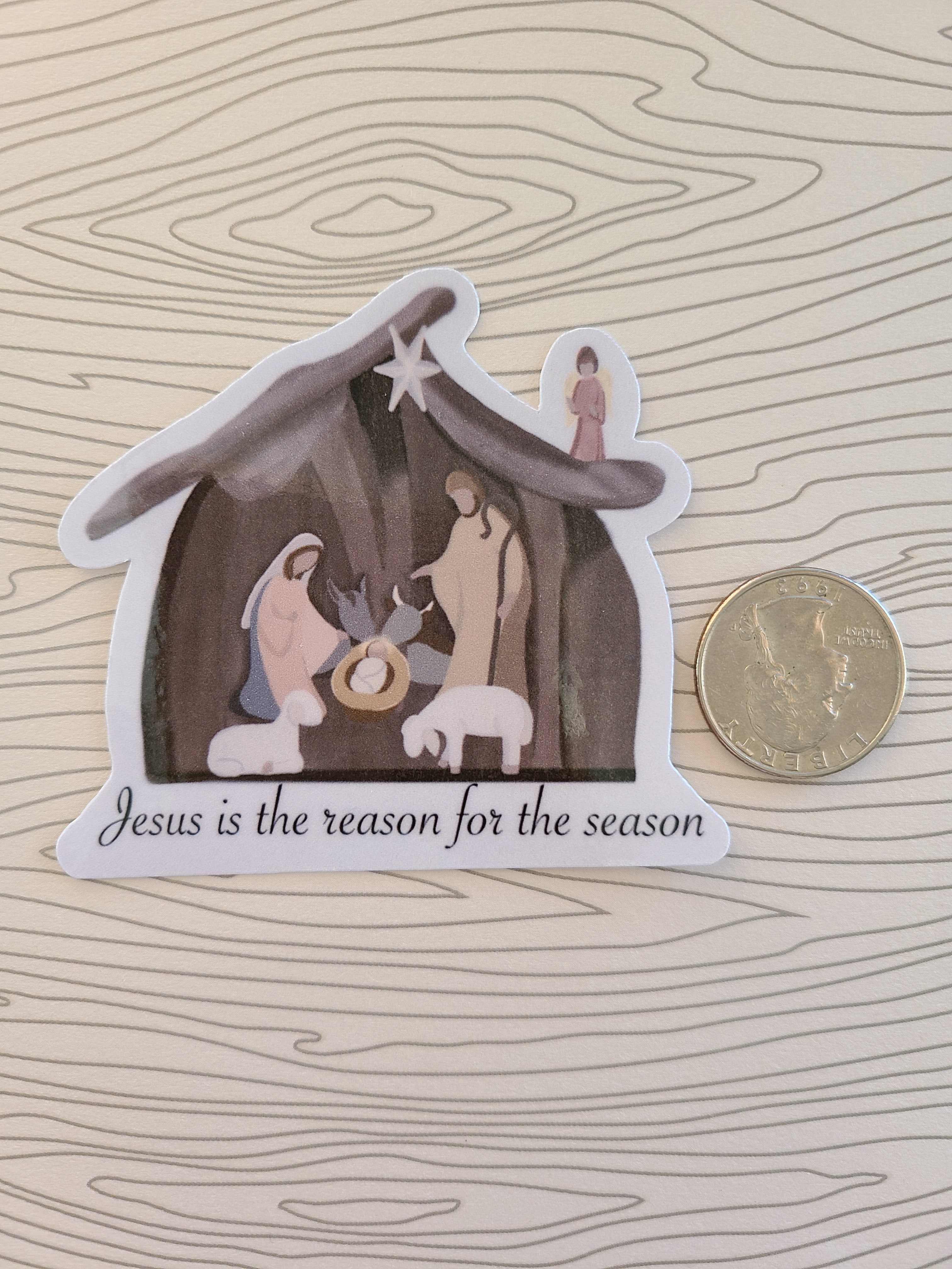 Christmas Nativity - Vinyl Sticker