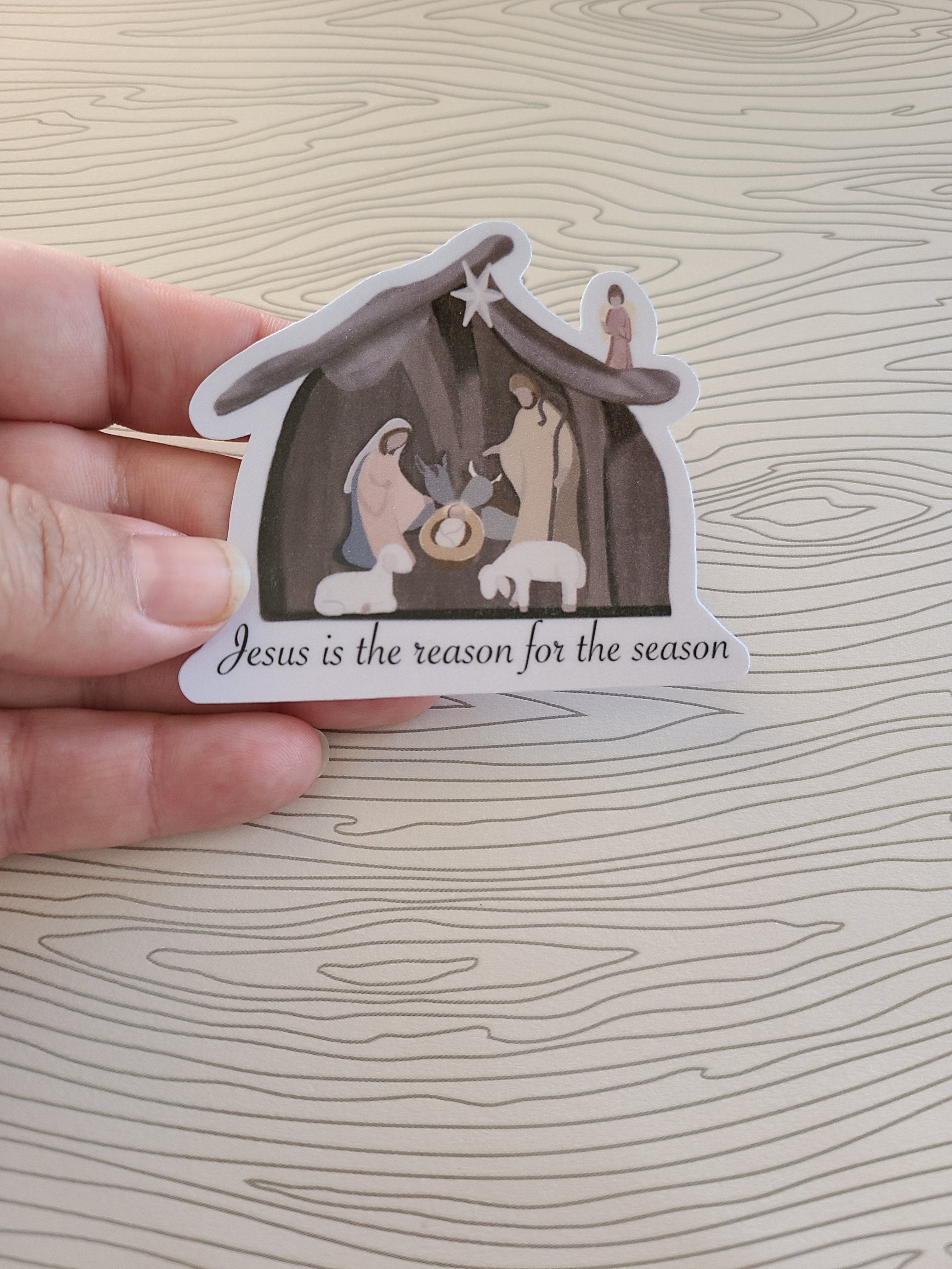 Christmas Nativity - Vinyl Sticker