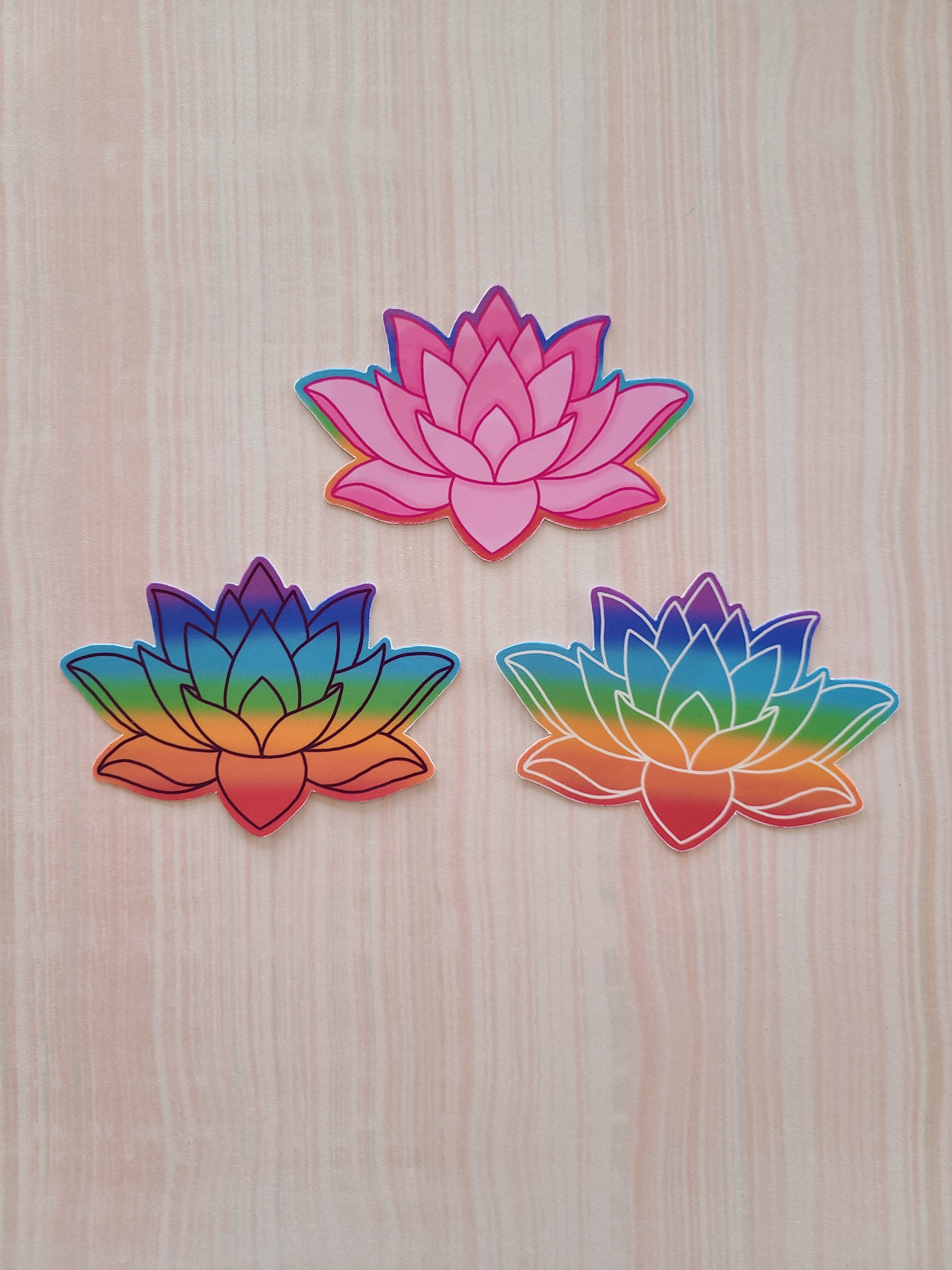Lotus Flower Chakra-  Vinyl Sticker