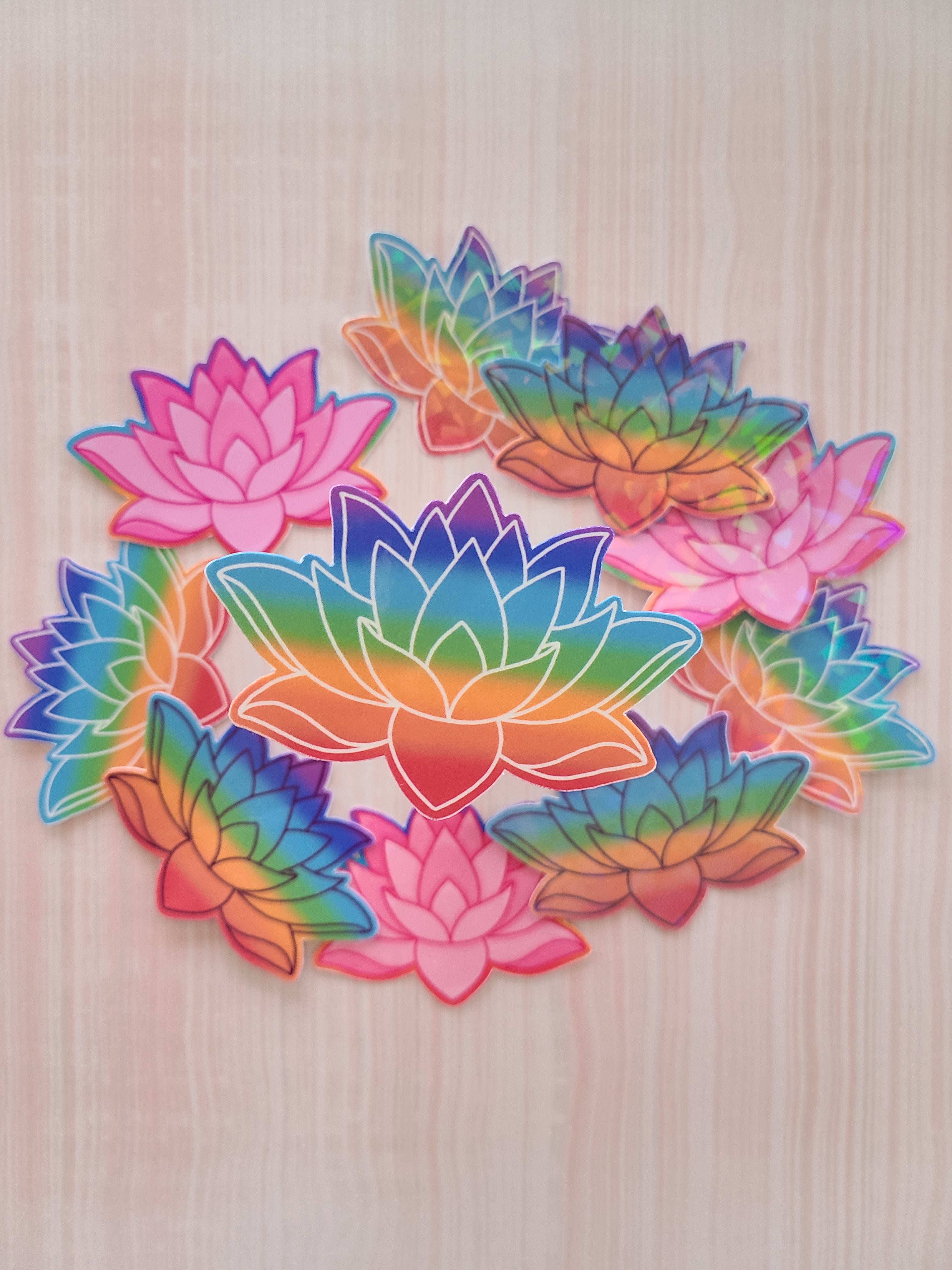 Lotus Flower Chakra-  Vinyl Sticker