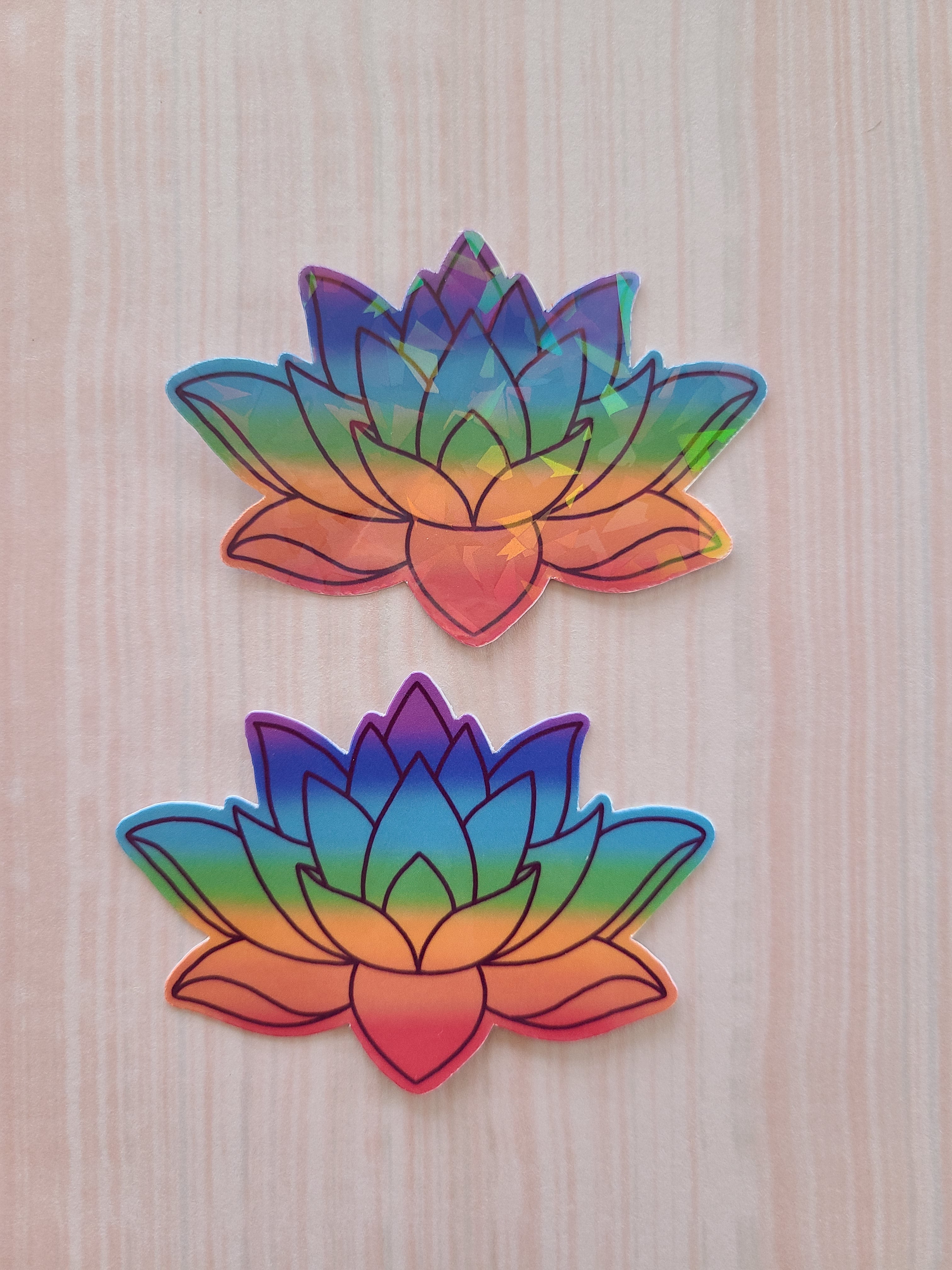 Lotus Flower Chakra-  Vinyl Sticker