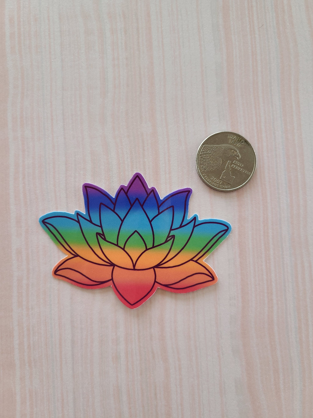 Lotus Flower Chakra-  Vinyl Sticker