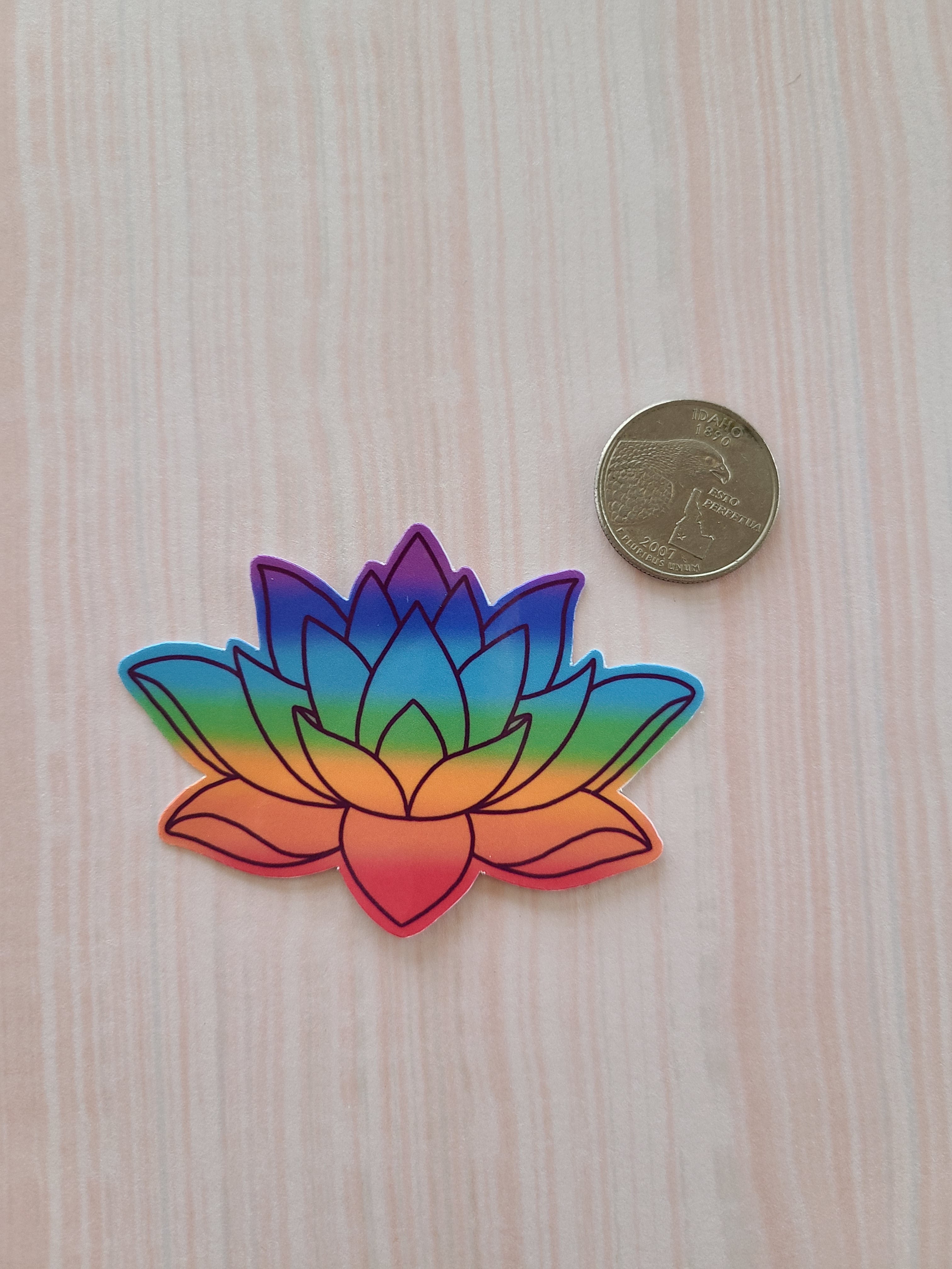 Lotus Flower Chakra-  Vinyl Sticker