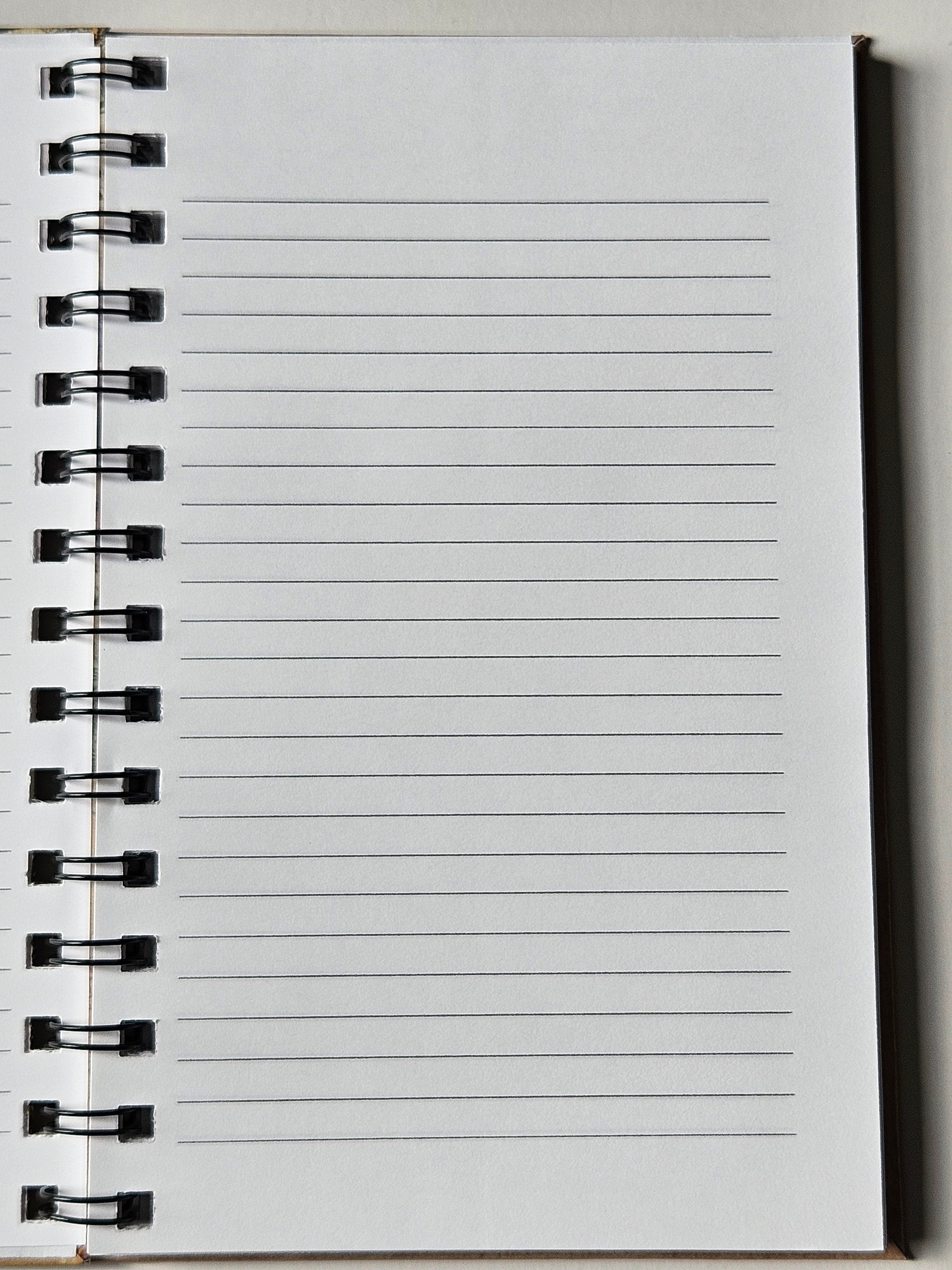 Lined Notebook - Small (Multiple Cover Options)