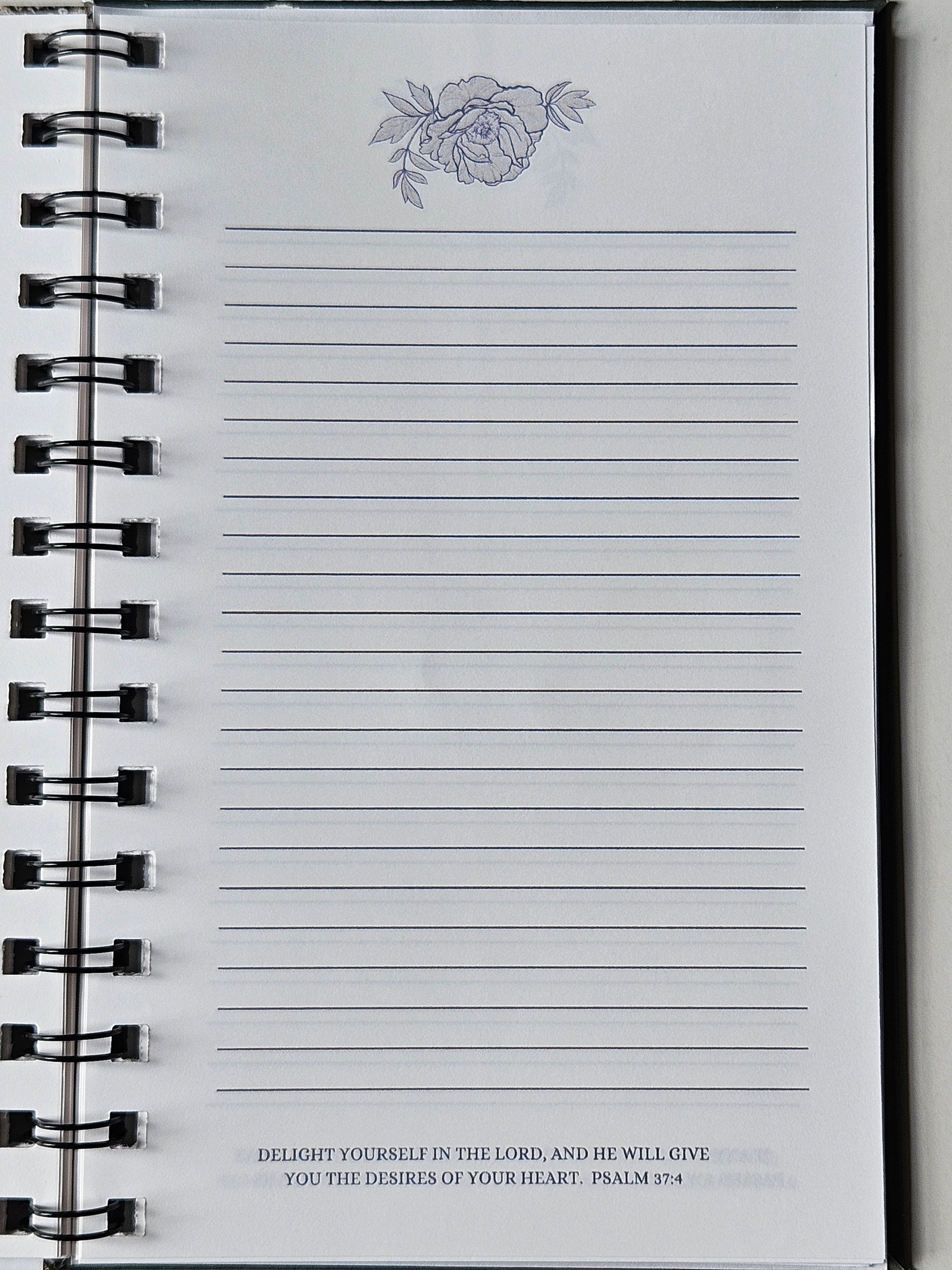 Lined Notebook with Scripture - Small (Multiple Cover Options)