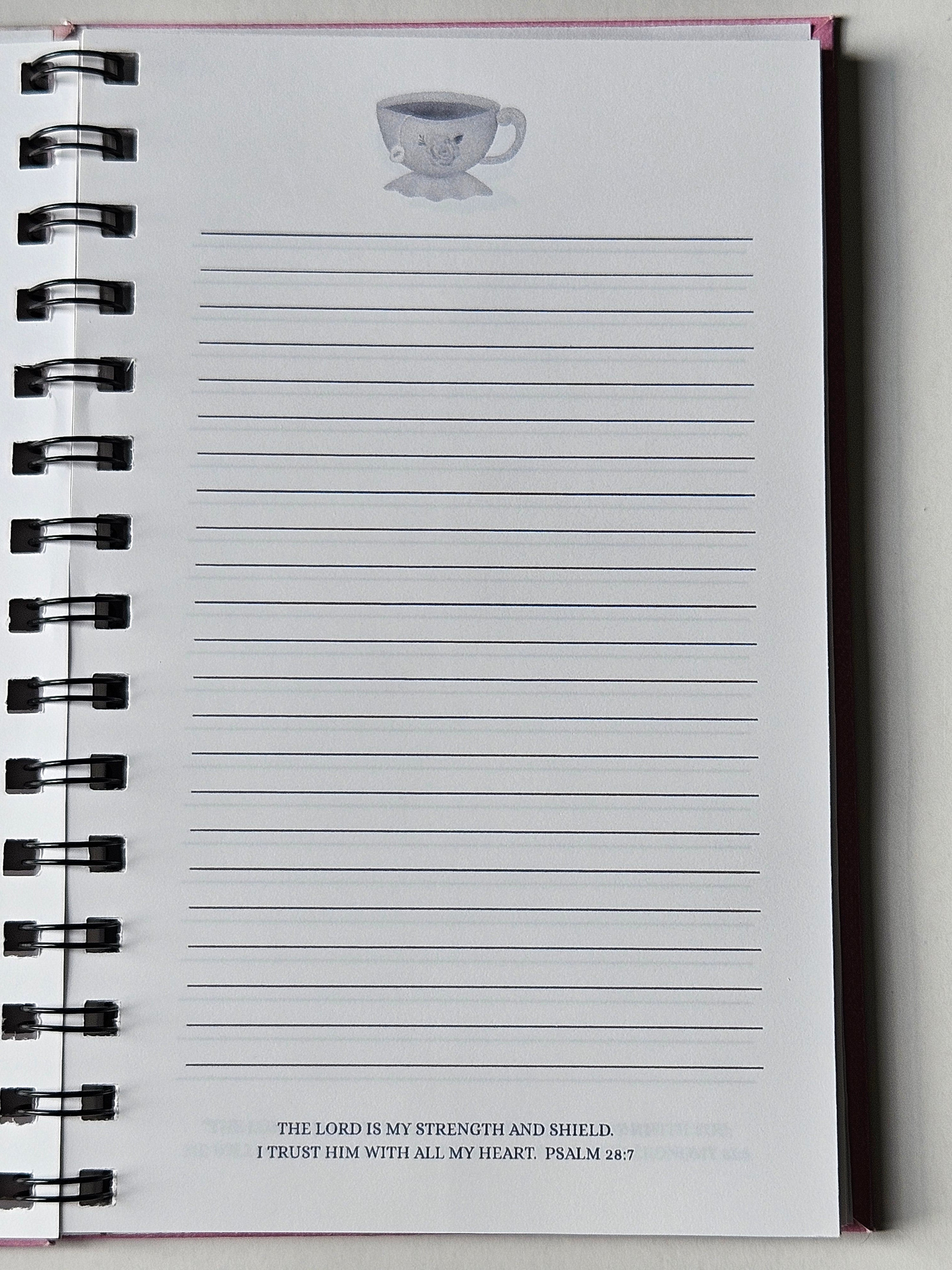 Lined Notebook with Scripture - Small (Multiple Cover Options)