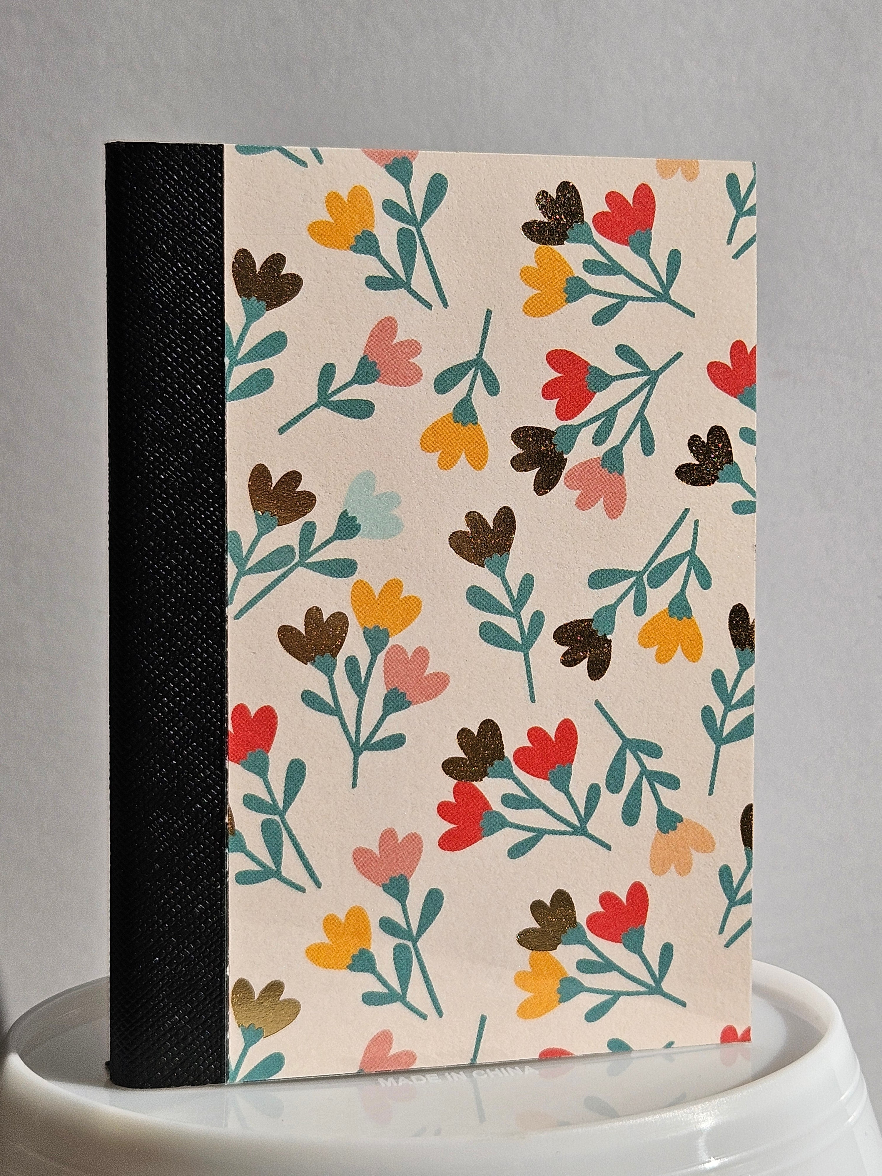 Mini Composition Notebook - Floral Patterns (Multiple Cover Options)