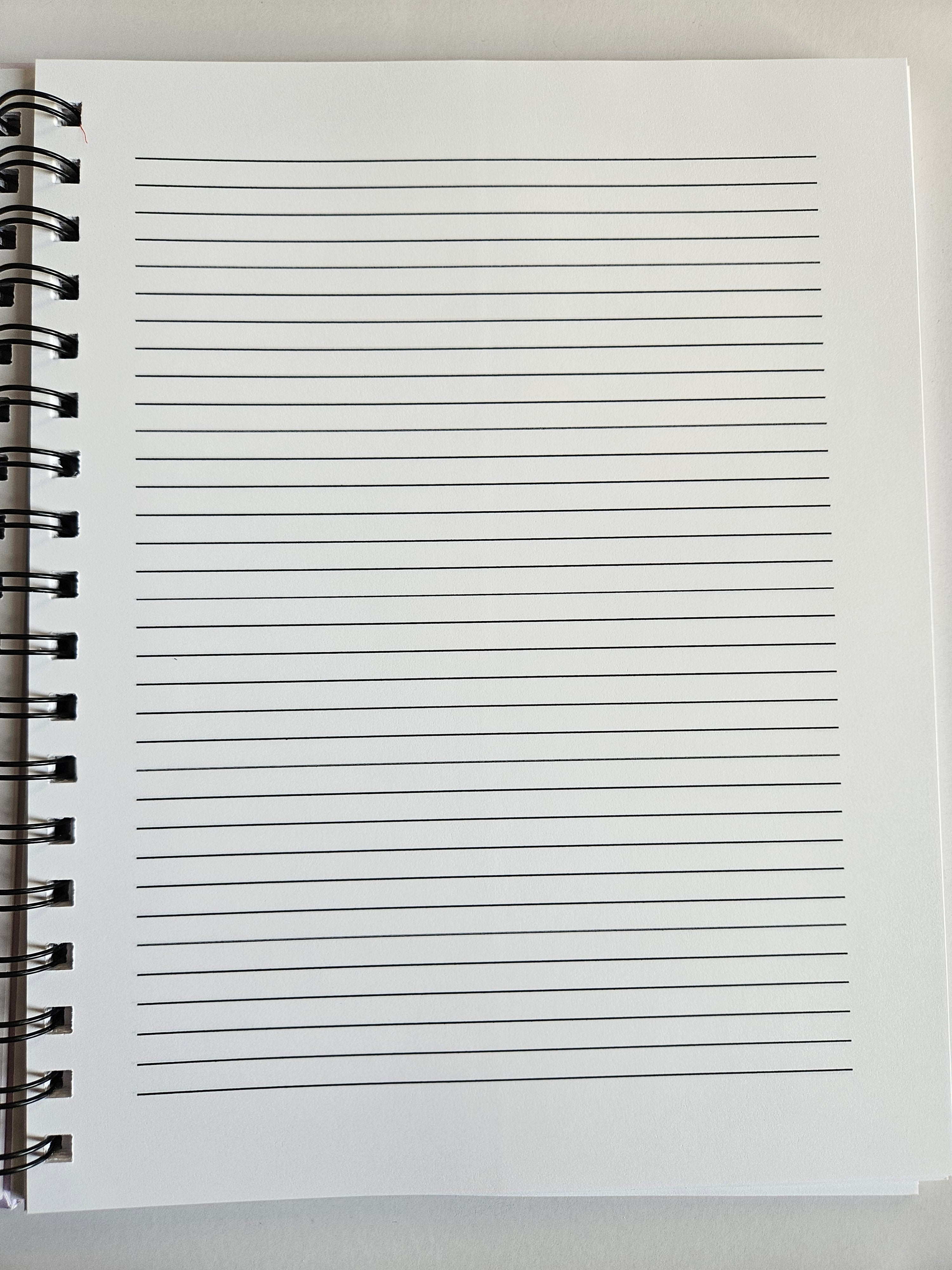 Lined Notebook (Multiple Cover Options)