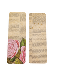 Handmade Laminated Bookmark- Pride and Prejudice Vintage Rose