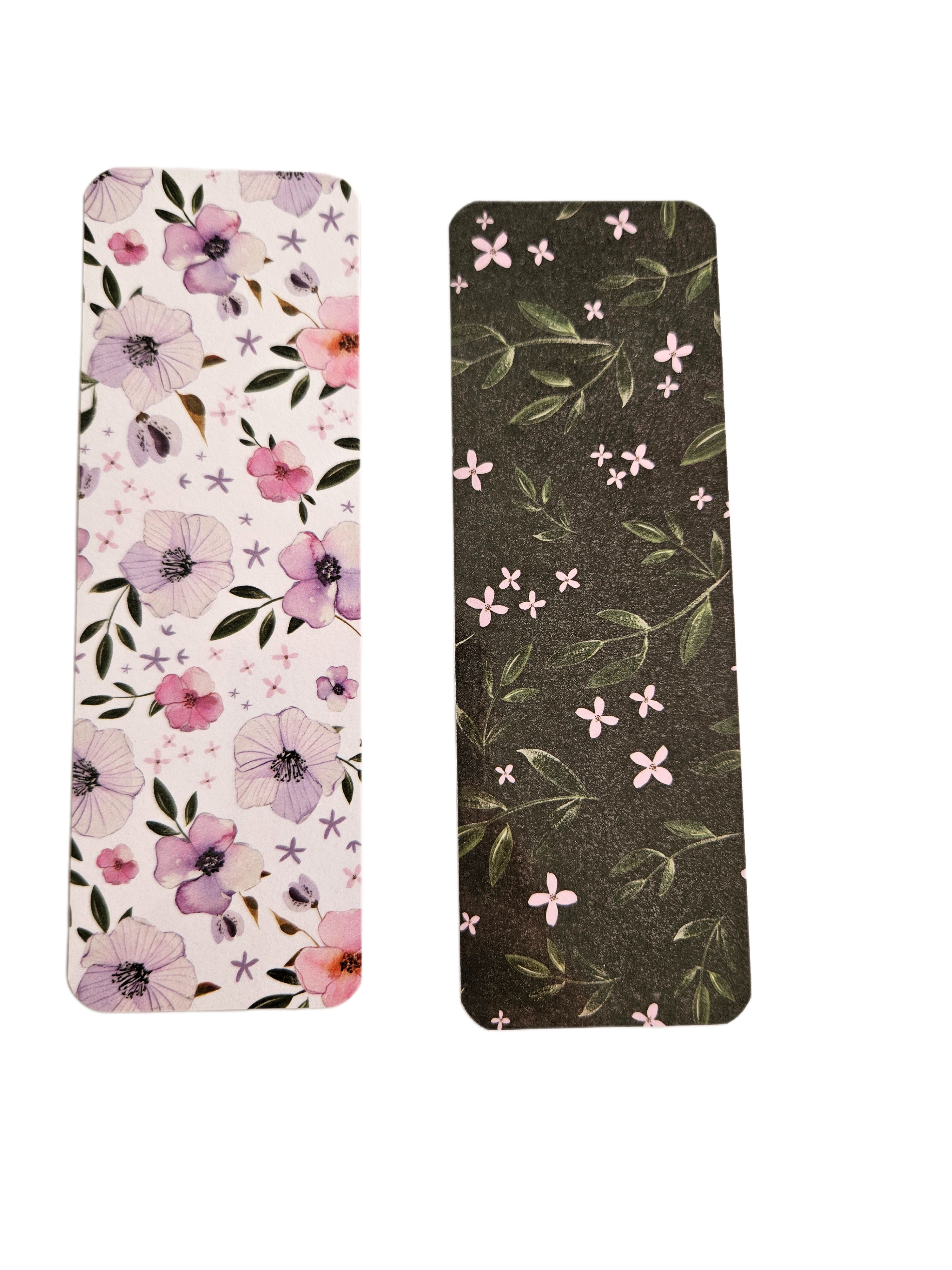 Handmade Laminated Bookmark- Watercolor Wildflowers