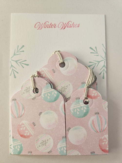 Christmas Gift Tags – Set of 12 Handmade Holiday Tags - Ornaments and Angels