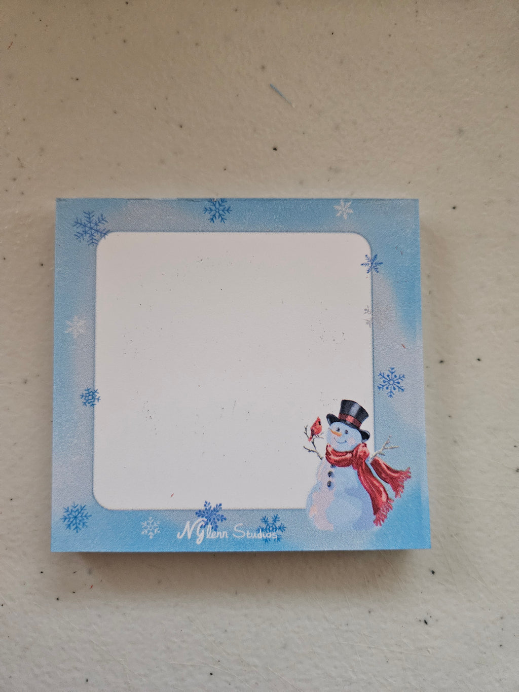 Winter Magic Snowman Memo Pad