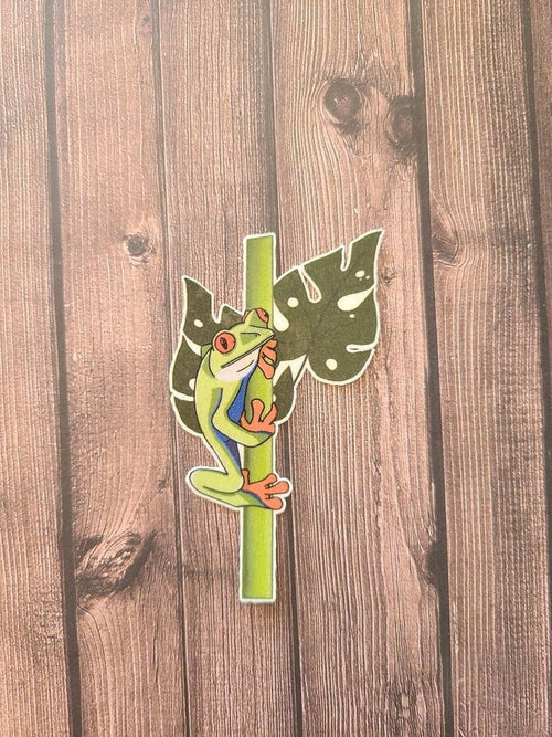 Colorful Tree Frog - Vinyl Sticker