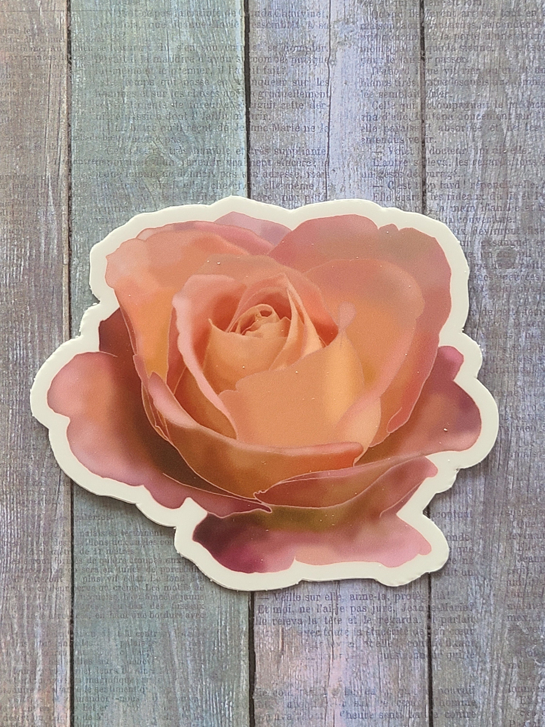 Pink Rose - Vinyl Sticker