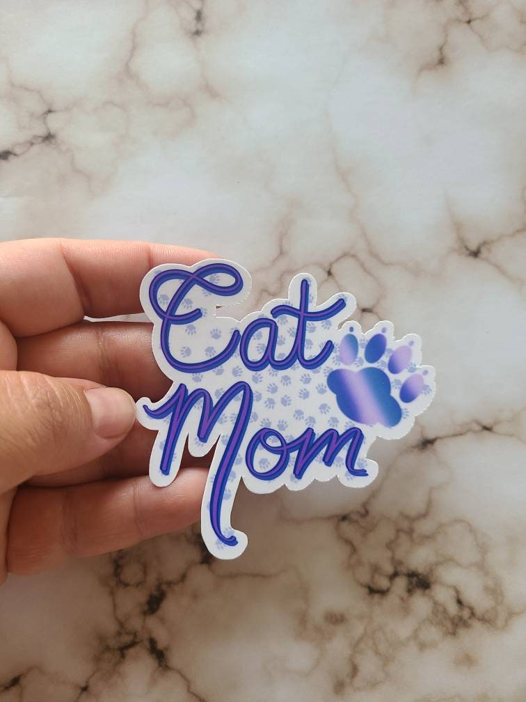 Cat Mom - Vinyl Sticker