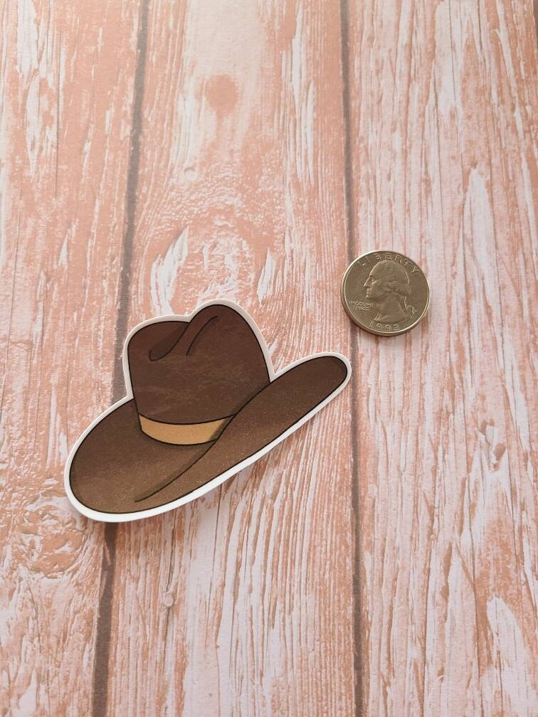 Western Cowboy Hat - Vinyl Sticker