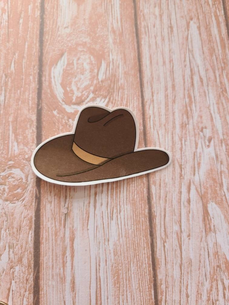 Western Cowboy Hat - Vinyl Sticker