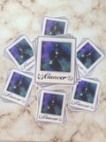 Cancer Zodiac Constellation - Vinyl Sticker