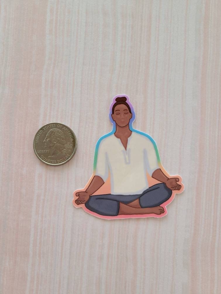 Meditation Chakra - Vinyl Sticker