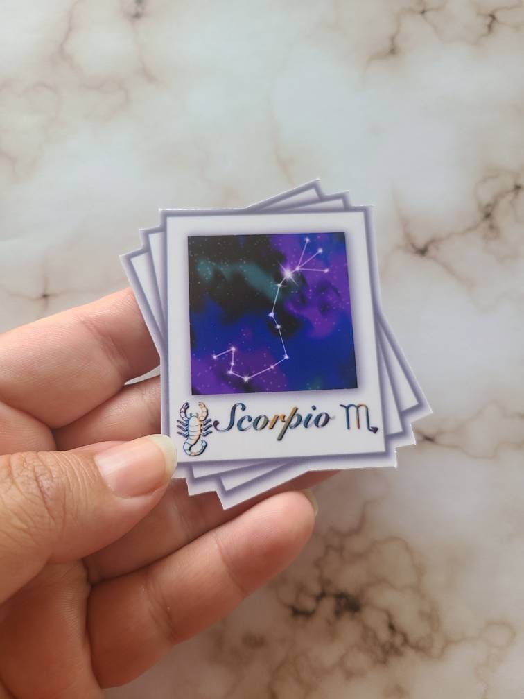 Scorpio Zodiac Constellation - Vinyl Sticker