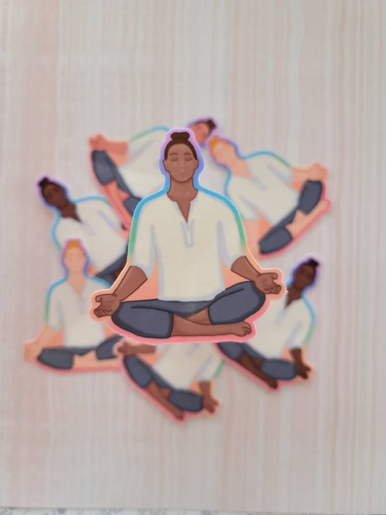 Meditation Chakra - Vinyl Sticker