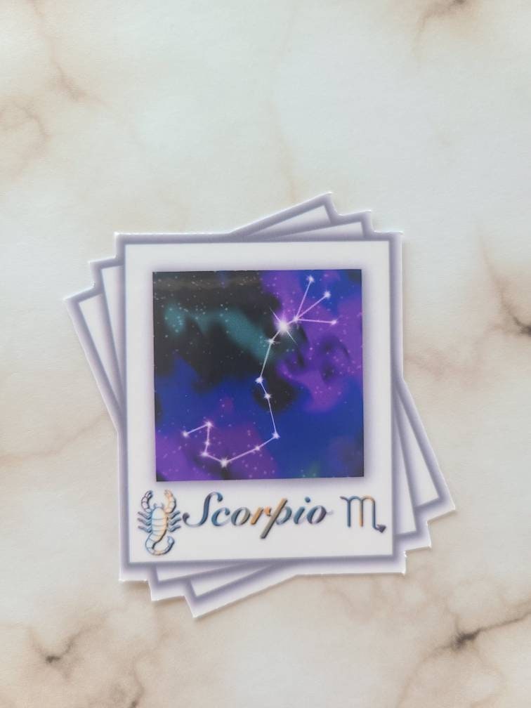 Scorpio Zodiac Constellation - Vinyl Sticker