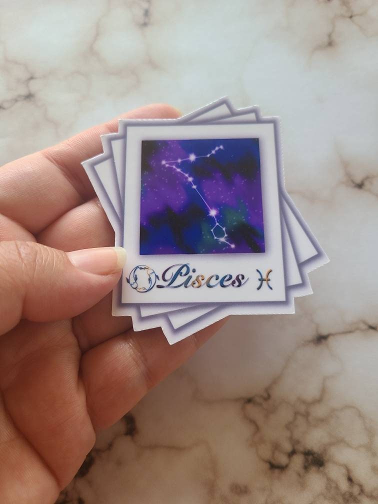 Pisces Zodiac Constellation - Vinyl Sticker