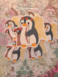 Valentine's Day Cupid Penguin - Vinyl Sticker