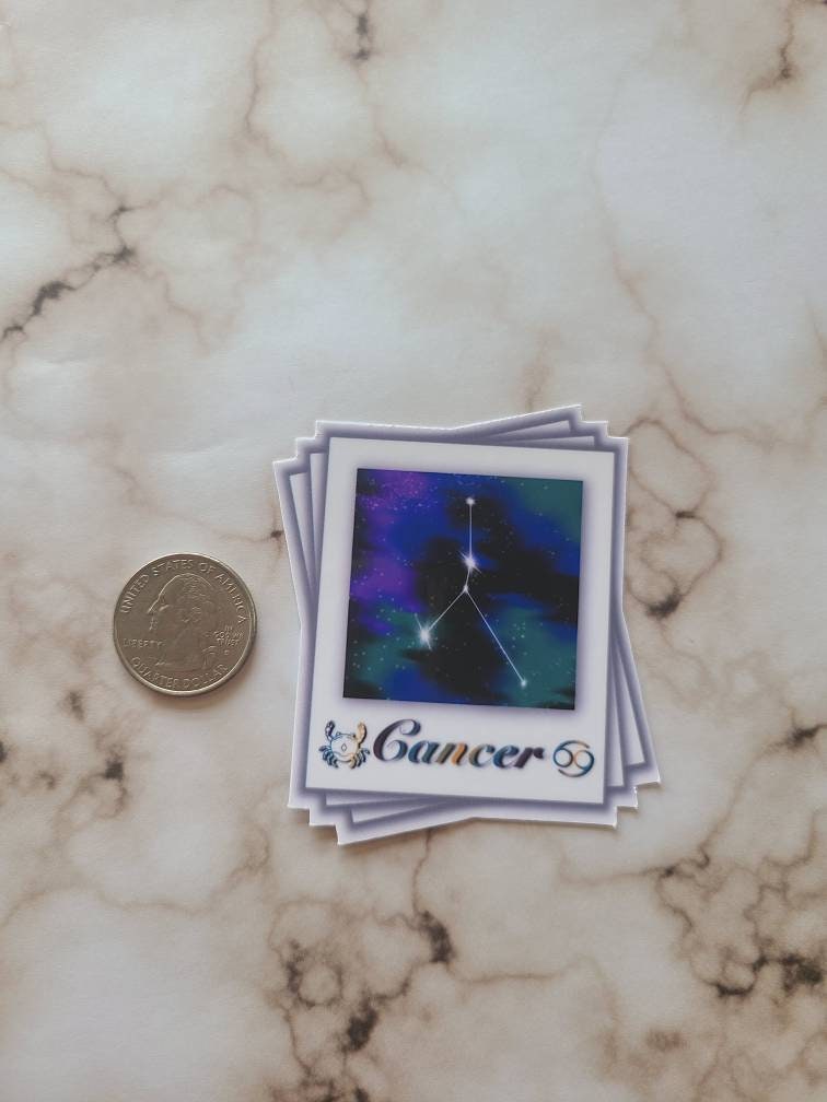 Cancer Zodiac Constellation - Vinyl Sticker