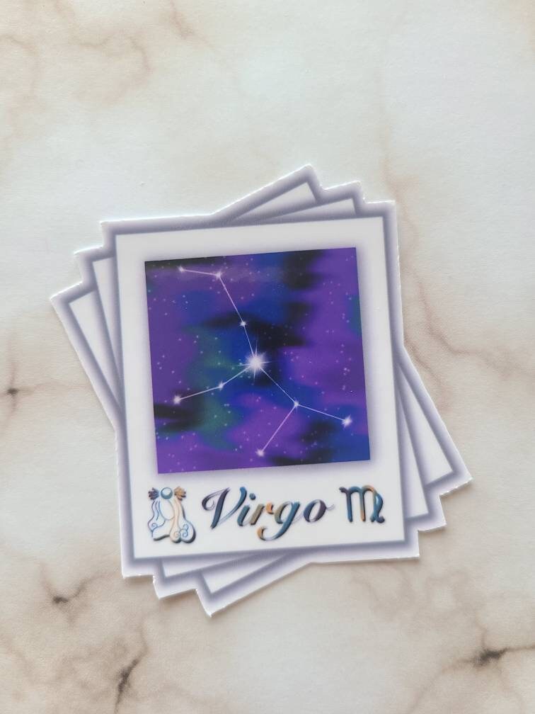Virgo Zodiac Constellation - Vinyl Sticker