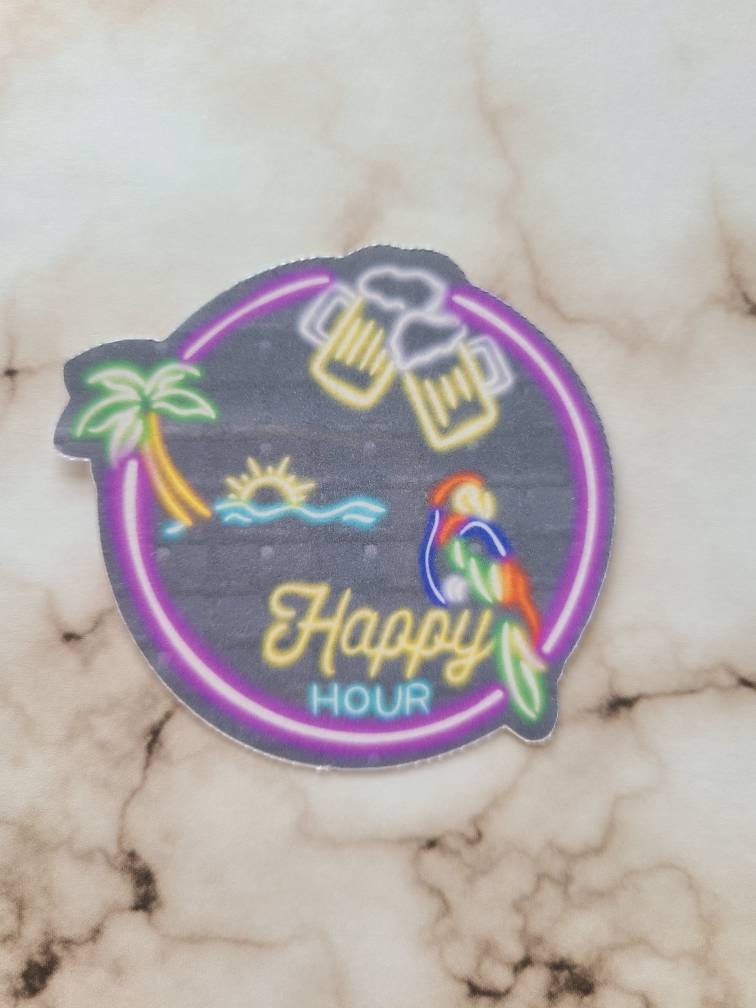 Adult Bevarages Happy Hour - Vinyl Sticker Set