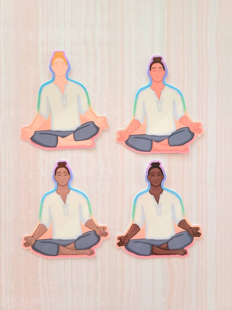 Meditation Chakra - Vinyl Sticker