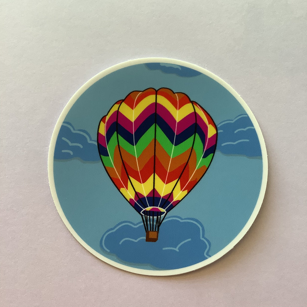 Hot Air Balloon - Vinyl Sticker