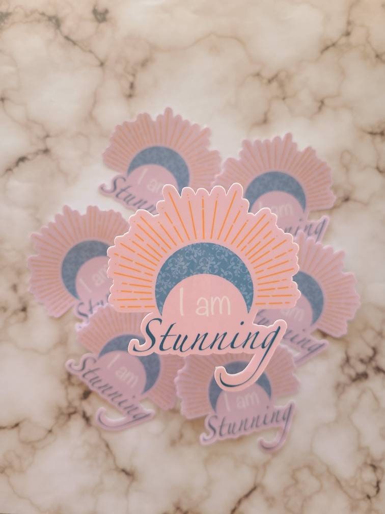 I Am Stunning - Motivational Vinyl Sticker