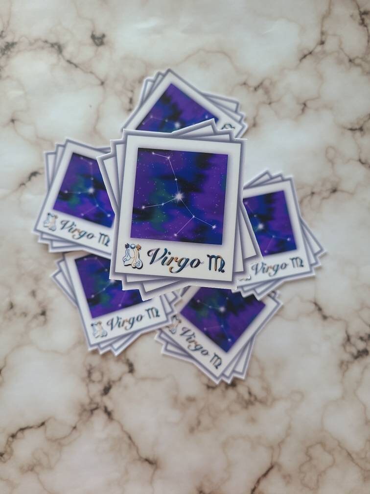 Virgo Zodiac Constellation - Vinyl Sticker