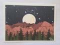 Full Moon Orion Landscape Signed Print - 5 x 7 inches
