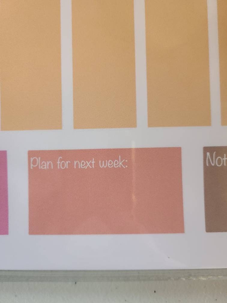 Weekly Planner Notepad- Peony and Floral Sketches (53 sheets) 8.5" x 11"