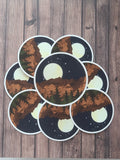 Full Moon Orion Mountain Forest - Vinyl Sticker