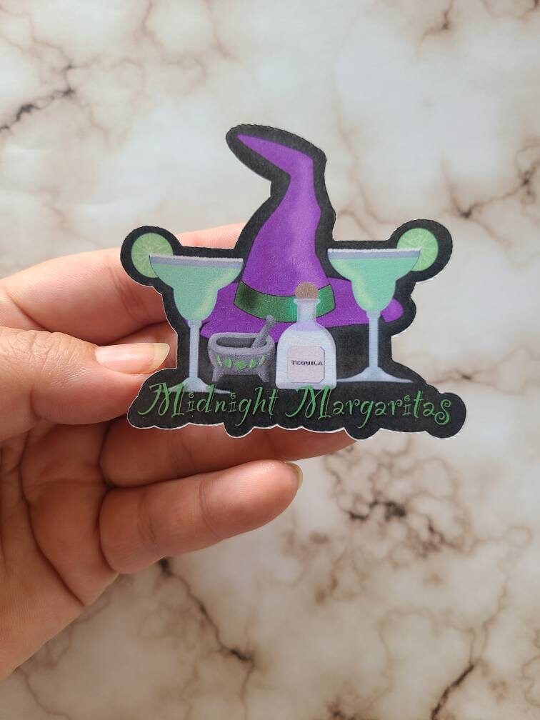 Midnight Margaritas - Laminated Vinyl Sticker